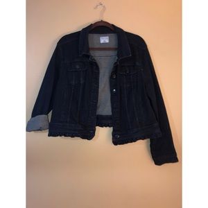 5/$18 ELLE Dark Jean jacket